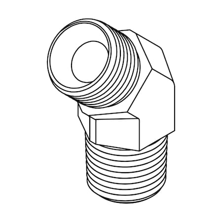 Hydraulic Fitting-International08MBSPP-06MBSPT 45